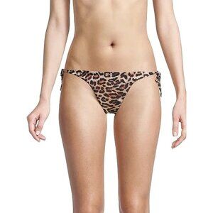 PEIXOTO Tonie Leopard Print Bikini Bottom Wild One Size Small NWT